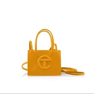 Small Mustard Telfar Shopping Bag